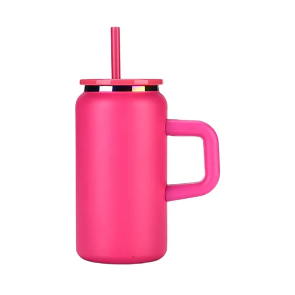 16oz κενού ανοξείδωτου χάλυβα κούπες με αφαιρούμενες λαβές