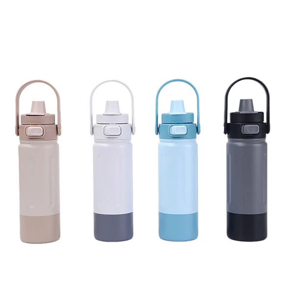 Αθλητικό μπουκάλι από ανοξείδωτο ατσάλι με λαβή